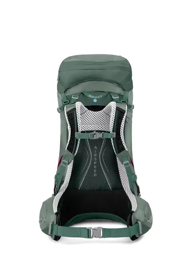 Plecak górski damski Osprey Aura AG LT 50 - koseret/darjeelin spring green