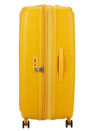 Walizka duża XL American Tourister SoundBox 80cm - golden yellow