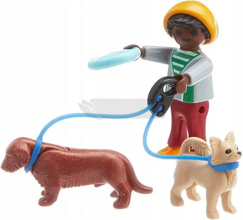 PLAYMOBIL City Life 70530 Spacer z psami skrzyneczka