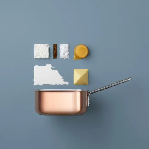 EVA TRIO Copper Line 1,5 l - rondel ze stali nierdzewnej