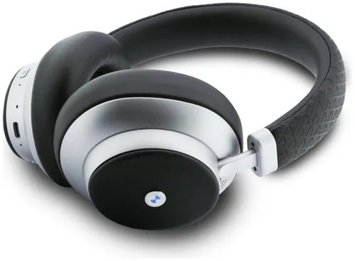 Słuchawki nauszne BMW Metal Logo MK Bluetooth ENC Srebrny