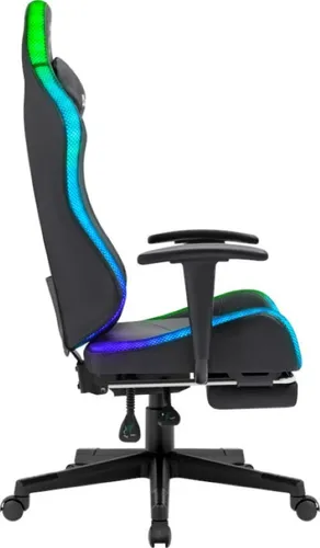 Fotel DEFENDER Watcher RGB Czarny