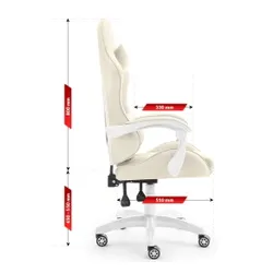 Fotel HELL'S CHAIR HC-1000 Beżowy