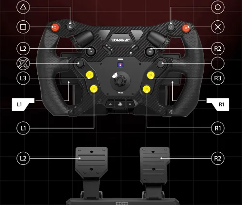 Kierownica HORI Racing Wheel APEX Formuła Czarny