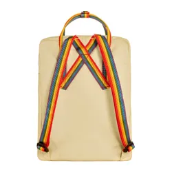 Fjallraven Kanken Rainbow-light oak sırt çantası / rainbow pattern