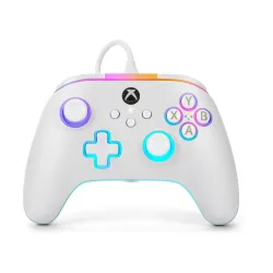 Pad PowerA Advantage Wired Controller Lumectra White do Xbox Series X/S, Xbox One, PC Przewodowy