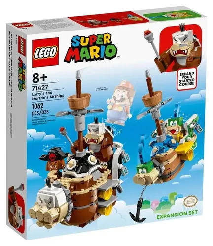 LEGO Super Mario 71427 Statki powietrzne Larry’ego i Mortona — zestaw rozszerzający