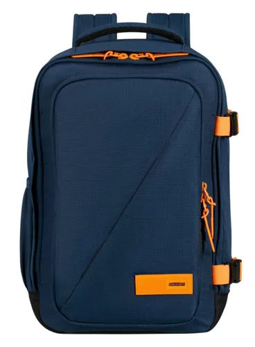 Рюкзак American Tourister Take2Cabin S - темно-синий/радужно-оранжевый
