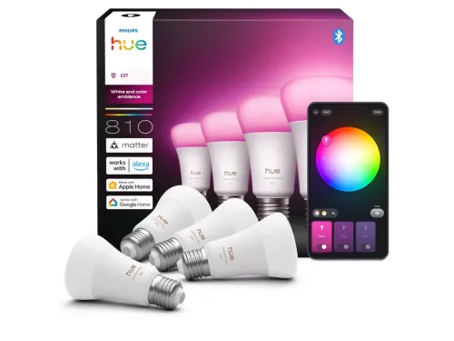 Żarówka LED Philips Hue White and Colour Ambiance A60 E27 4szt.