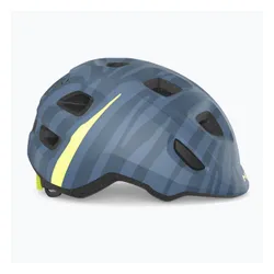 Kask rowerowy dziecięcy MET Hooray blue zebra matt
