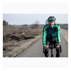 Kask rowerowy Rogelli Tecta black/fluor