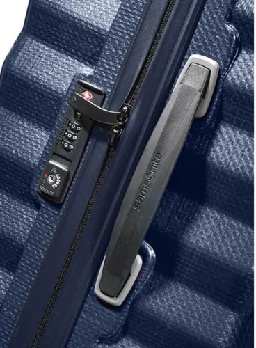 Средний чемодан Samsonite Lite-Shock-midnight blue