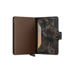 Portfel ochronny Miniwallet Secrid Jungle - brown