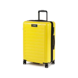 Средний жесткий чемодан National Geographic Cruise N164HA.60.68 Yellow 68