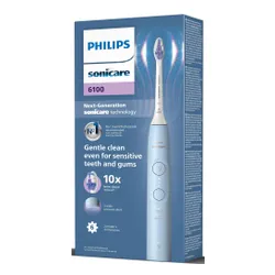 Szczoteczka soniczna PHILIPS Sonicare 6100 HX7406/01 Niebieski