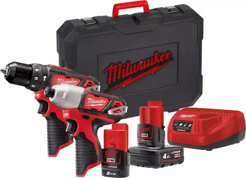 Milwaukee M12 Kombinasyon Kiti Bpp2b-421c Powerpack