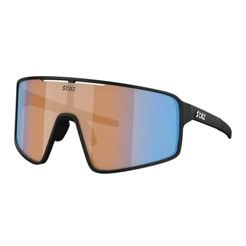 Солнцезащитные очки Bliz P001 Nano Optics Nordic Light матовый черный/коралловый/оранжевый синий мульти