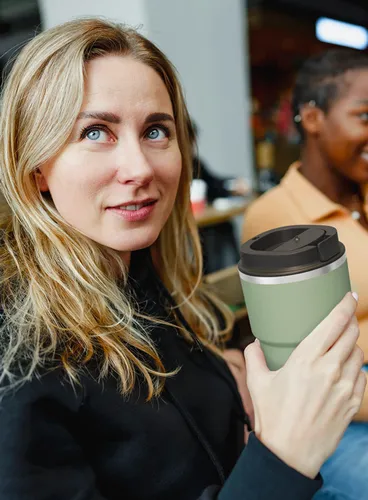 Kubek termiczny Asobu Coffee Express Tumbler 0,36 l - basil green