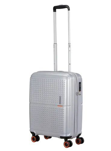 American Tourister GeoPop Bavul-metalik gümüş