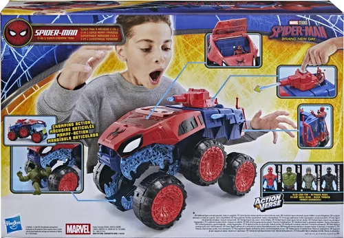 Pojazd HASBRO Marvel Spider-Man Czołg z kłapiącą paszczą 2w1 G34395L0