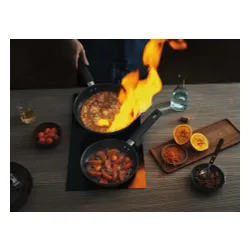 FISKARS Hard Face 30 cm czarna - patelnia nieprzywierająca