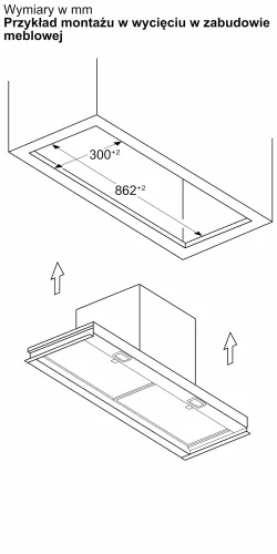 Okap Bosch DBB97DP60 Czarny