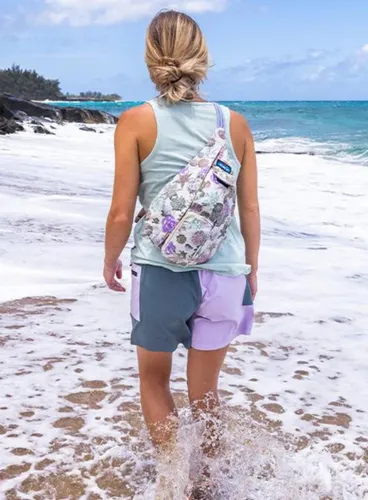 Рюкзак на одно плечо Kavu Mini Rope Sack Bag - succulents