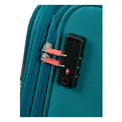 Walizka średnia American Tourister Pulsonic - stone teal