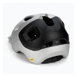 Kask rowerowy POC Axion Race MIPS uranium black/argentite silver matt