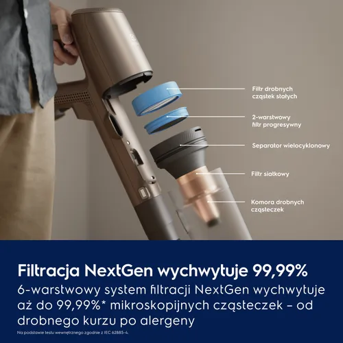 Odkurzacz pionowy ELECTROLUX Absolute Hygienic 800 EP83HB25WU
