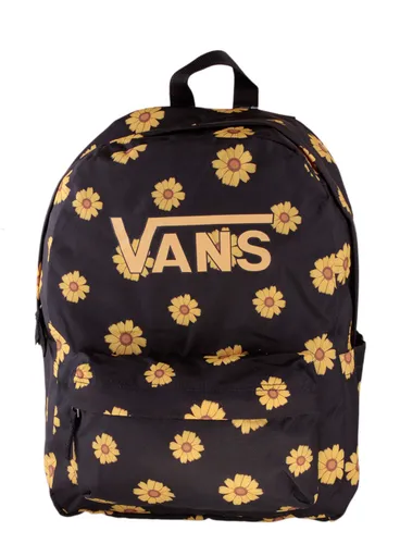 Vans Girls Realm Çocuk Sırt Çantası-güneş ışığı siyahı / ochre