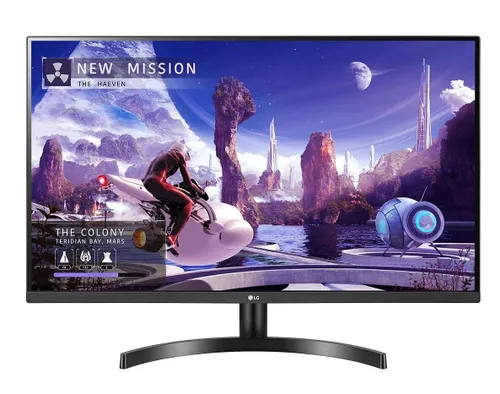 Monitor LG 32QN600P-B - gamingowy - 32" - 2K - 75Hz - 5ms