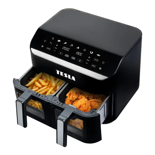 Air fryer Tesla AirCook DualZone Q460 XXL 2400W 9l