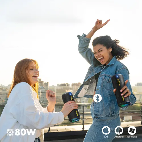 Głośnik mobilny W-KING D320 Czarny