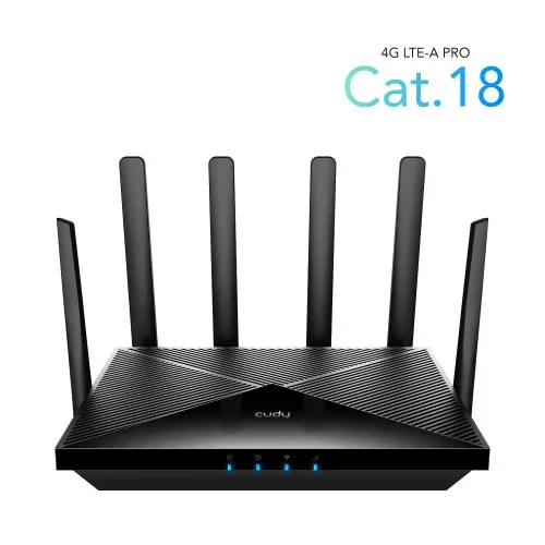 Router Cudy LT18 AX1800 Wi-Fi 6 4G Cat18 Czarny