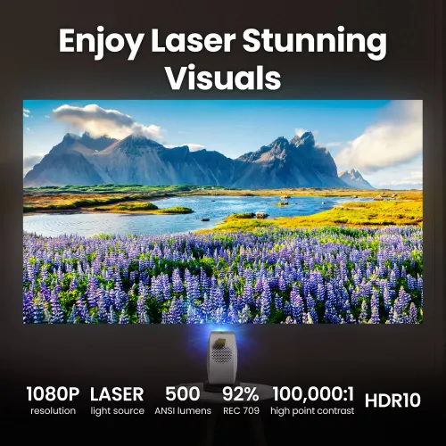 Projektor BenQ GV50 DLP Full HD HDR Google TV Wi-Fi Bluetooth AirPlay