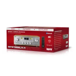 Radioodbiornik Imperial DABMAN 280CDWDSI Radio FM DAB+ Bluetooth Brązowo-srebrny