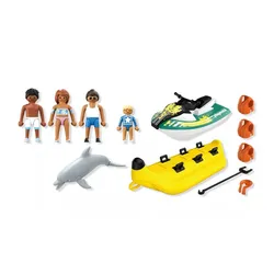 Playmobil Zestaw z figurkami My Life 71905 Przejażdżka na bananie
