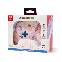 Pad PowerA Enhanced Princess Peach Plaid do Nintendo Switch Bezprzewodowy