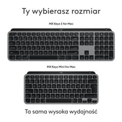 Klawiatura LOGITECH MX Keys Mini for Mac Szary