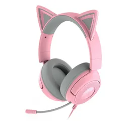 Słuchawki przewodowe z mikrofonem Razer Kraken Kitty V3 X Nauszne Różowy