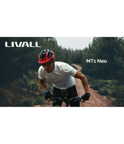 Kask rowerowy LIVALL MT1 Neo Czerwony MTB z lampką (rozmiar L)
