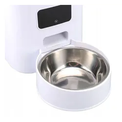 Dozownik Karmy NUXIE Miska Dla Psa Kota Podwójna Jedzenia Podajnik Automatyczny Wi-Fi