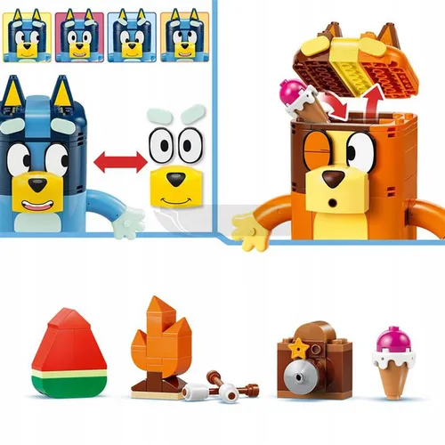 LEGO Bluey 11217 Rodzina Blue z klocków, zestaw klocków 5+
