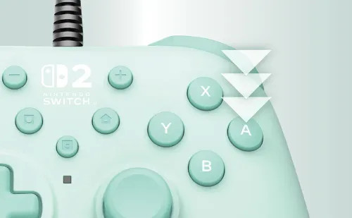 Pad Hori Turbo Cozy Green do Nintendo Switch 2 Przewodowy