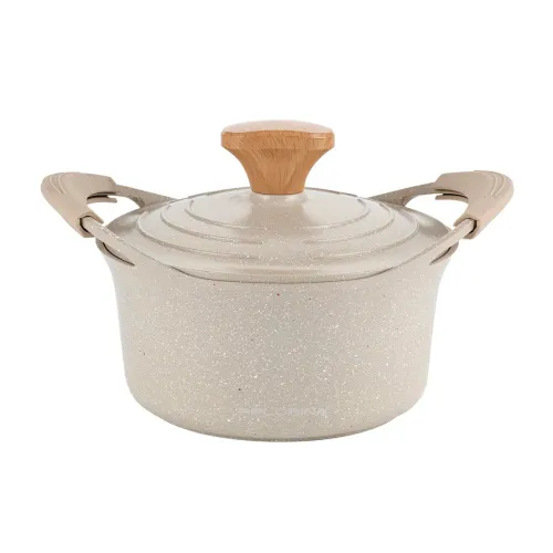 Garnek aluminiowy nieprzywierający z pokrywką FLORINA OSLO 2,8 l