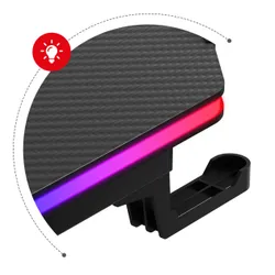 Biurko gamingowe HUZARO Hero 3.3 RGB Czarny