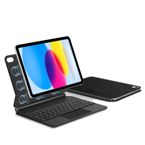 Etui na iPad TECH-PROTECT SmartCase Magnetic + Keyboard Czarny Klawiatura