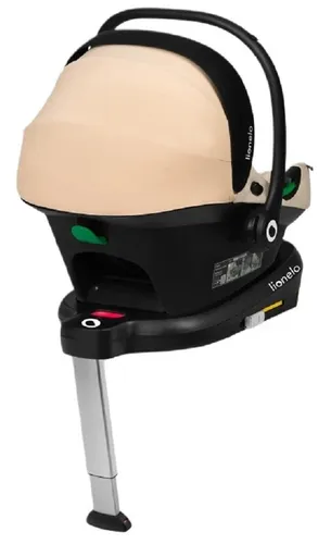 Fotelik samochodowy LIONELO Astrid i-Size z bazą Isofix 40-87 cm (0-13 kg) Beżowy
