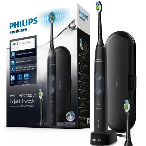 Philips Sonicare ProtectiveClean Diş Fırçası 5100 HX6850 / 47 Siyah